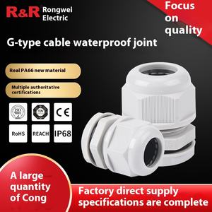 R & R RNB нейлоновый кабельный сальник водонепроницаемый разъем с G1/4 G3/8 G1/2 G3/4 G1 G1 1/4 изготовлен из прочного пластика - Product Image 6