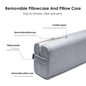 Coussin de <span class=keywords><strong>yoga</strong></span> rectangulaire en daim hautement élastique et durable, coussin auxiliaire de <span class=keywords><strong>yoga</strong></span> Iyengar, support pour le cou et la taille pour débutants, personnalisable - Product Image 3