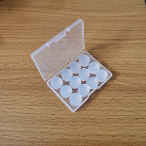 سدادات أذن سيليكون معبأة في علبة للسباحة والاستحمام، مقاومة للماء ومضادة للضوضاء، سدادات أذن عازلة للصوت من الفوم - Product Image 5