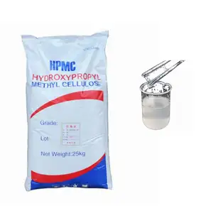 Mortar Putty Hydroxypropyl Methyl Cellulose Hpmc Cellulose Powder high Viscosity 25Kg/bag Price
