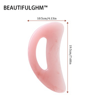 Grande Planche Gua Sha en Résine, Grattoir Facial et Corporel en Acrylique, Outil de Massage Manuel avec Commande Filaire, Logo Personnalisé, Fournitures de Beauté SPA