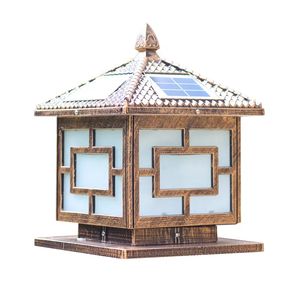 Fábrica Led Solar al aire libre columna faros moderno Simple Villa jardín poste luz puerta balcón decoración Pilar luces - Product Image 6