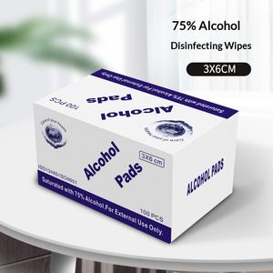 Toallitas Húmedas <span class=keywords><strong>de</strong></span> Algodón con 75% <span class=keywords><strong>de</strong></span> <span class=keywords><strong>Alcohol</strong></span> para Uso Doméstico, Empaquetadas Individualmente, Desechables, Tamaño Pequeño, para <span class=keywords><strong>Limpieza</strong></span> <span class=keywords><strong>de</strong></span> Oídos, Esterilización e Higiene - Product Image 4