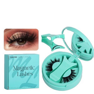 Pestañas Postizas Magnéticas 3D al por Mayor, Pestañas de Pelo Sintético Hechas a Mano, 0.07mm de Grosor, Sin Pegamento, Naturales, Largas, Reutilizables, para Viaje - Product Image 1