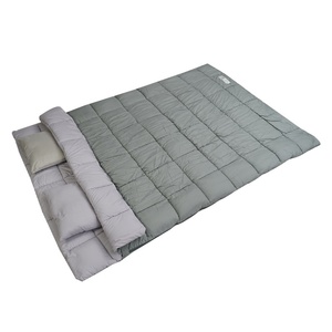 Saco de Dormir Doble Personalizado con Almohada, para Todas las Estaciones, Grueso, Resistente a la Suciedad, Estilo Sobre, para Parejas, Camping al Aire Libre - Product Image 3