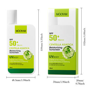 Vente en gros <span class=keywords><strong>de</strong></span> <span class=keywords><strong>crème</strong></span> <span class=keywords><strong>solaire</strong></span> à la Centella Asiatica 50 ml SPF50+ avec étiquette privée, protection UV - Product Image 6