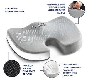 2019 aliviar suave fatiga coxis dolor aliviar precio competitivo memoria 3D cubierta de malla ergonómico cojín del asiento - Product Image 4
