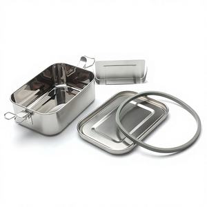 Lonchera Bento de Acero Inoxidable Libre de BPA <span class=keywords><strong>para</strong></span> Recién Nacidos con Tapa Hermética y Hebilla - Product Image 2