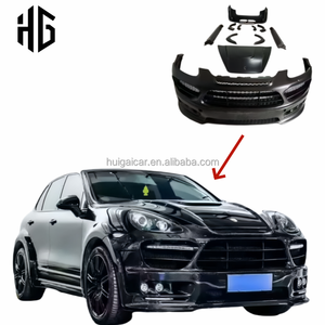 Kit de carrosserie Tuning pour Porsche <span class=keywords><strong>Cayenne</strong></span> 2011 - 2014 958 Upgrade HM Style Pare-choc avant et arrière Jupes latérales Kit de carrosserie - Product Image 1