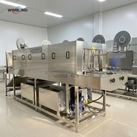 WINBOND Commercial Electric 304 Stainless Steel Fully Automatic Washer Extractor-High Efficiency Three Phase 380V Self-Cleaning