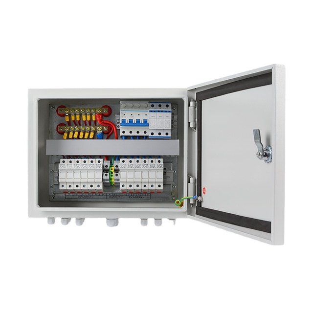 Saip/Saipwell Photovoltaic Combiner & Distribution Box for Solar Panel 1.2mm Metal Sheet CE ROHS Certified 400x300x200MM