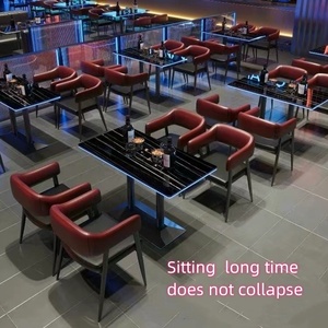 Retro phong cách công nghiệp đồ nội thất nhà hàng sofa Bar gian hàng quán cà phê cửa hàng bàn ghế và bộ ghế, đồ nội thất quán cà phê, đồ nội thất quán cà phê - Product Image 4