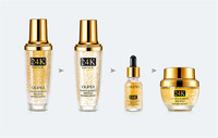 Coffrets de Soins Visage OEM Or 24K : Hydratants, Resserre les Pores, Contrôle du Sébum – Tonique, Crème Visage, Émulsion, Essence Faciale Or 24K