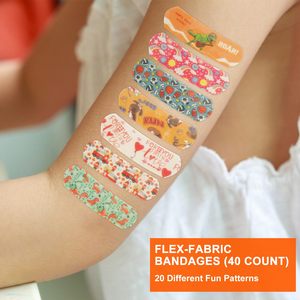 Đầy màu sắc phim hoạt hình in trẻ em Viện trợ đầu tiên băng trẻ em Viện trợ đầu tiên và an toàn Viện trợ đầu tiên bộ dụng cụ cho trẻ sơ sinh và trẻ em - Product Image 2