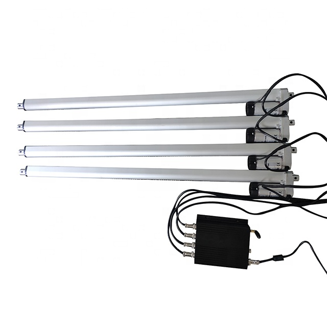 Low MOQ 12V/24V Synchronous Electric Linear Actuators With Hall Feedback With Wireless Remote Controller Kit, Mounting Brackets
