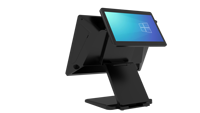 Système Pos à écran tactile DLSUM-TG avec lecteur de codes-barres de bureau Windows et Android Os avec affichage kiosque
