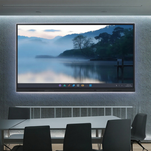 Écran plat interactif certifié EDLA <span class=keywords><strong>de</strong></span> 75 pouces Android et Windows double système 4K écran tactile intelligent pour les écoles et le bureau - Product Image 3