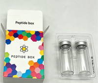 Boîte de rangement personnalisée recyclable pour flacons de peptides de 3 ml, boîte rigide pour flacons de peptides, fermeture magnétique, emballage pour ampoules de 3 ml, boîte en papier