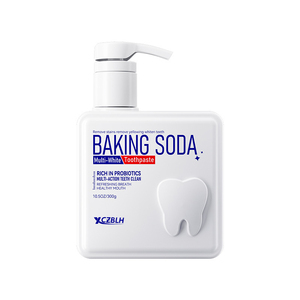 <span class=keywords><strong>Dentifrice</strong></span> <span class=keywords><strong>blanchissant</strong></span> multi-effets au <span class=keywords><strong>bicarbonate</strong></span> de sodium biologique pour adultes, riche en probiotiques, pour une haleine fraîche et des dents multi-effets (OEM/ODM) - Product Image 5