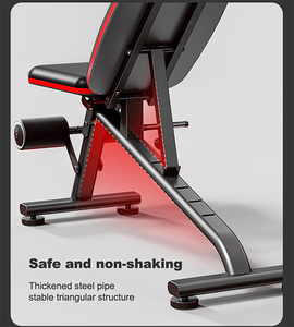 <span class=keywords><strong>Banco</strong></span> de Pesas Plegable de Fábrica al por Mayor, <span class=keywords><strong>Banco</strong></span> de Ejercicios Ajustable con Capacidad de Peso de 770 lb, Grado Comercial - Product Image 2
