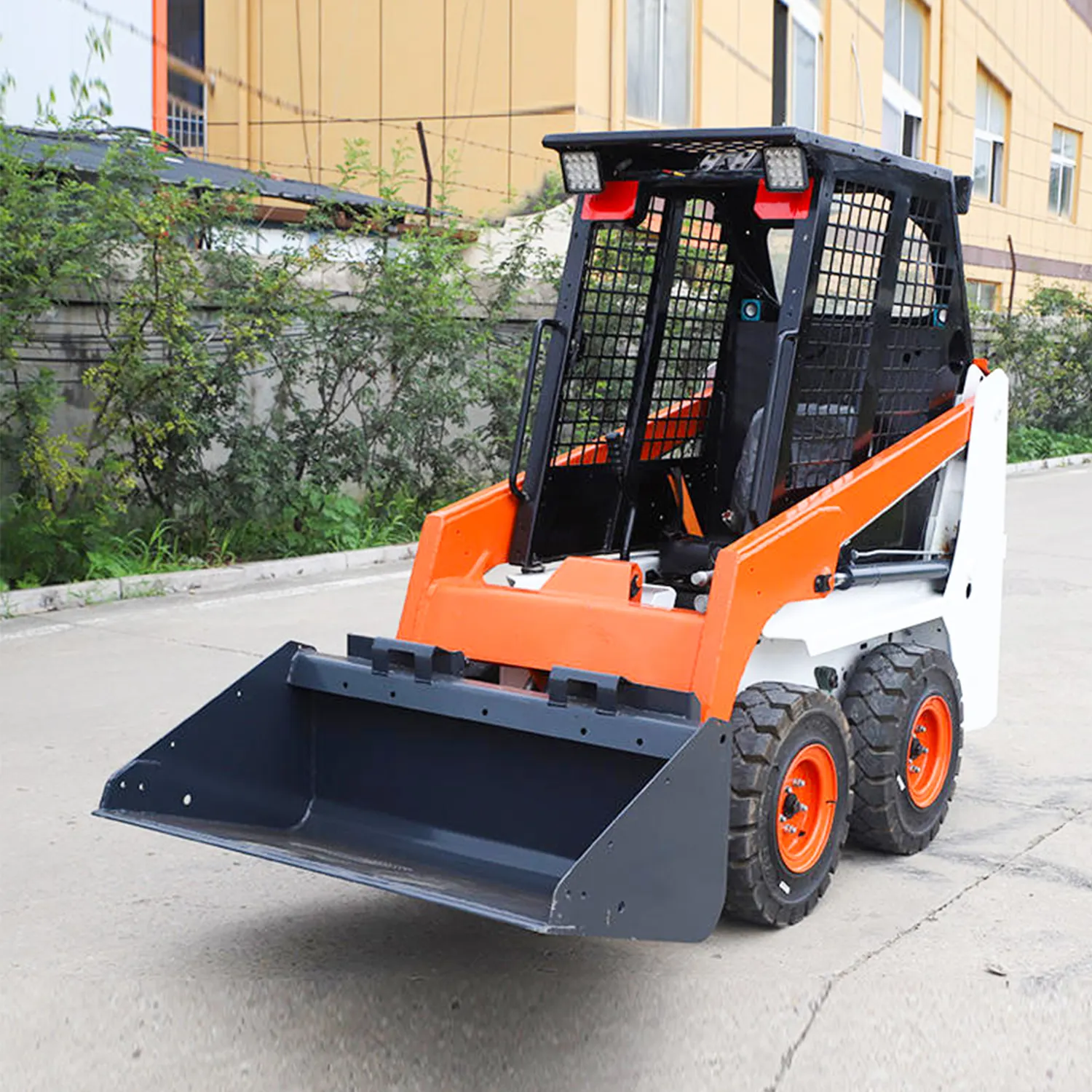 China Hongrui Brand Mini Skid Steer Loader With Ce Certificate Cheap Mini Wheel Loader Price Skid Steer For Sale