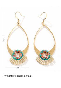 Trendy mode <span class=keywords><strong>2026</strong></span> nieuw design Miyuki dames oorhangers, 18K verguld, geschikt voor feesten en bruiloften - Product Image 5