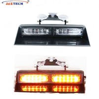 Nueva Barra de Luces LED-718D-2 con Doble Destello para Visera de Parabrisas, Color Azul, 12-24VDC, Luces de Advertencia para Tablero, Accesorio para Auto