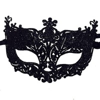 Masque scintillant d'Halloween, masque de mascarade à paillettes, masque de carnaval, déguisement de fête de Noël, masques pour les yeux pour femmes et filles