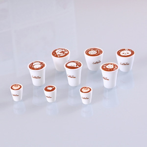 Accessoires DIY exclusifs transfrontaliers pour tasses à café en résine plastique, pour l'art latte et le <span class=keywords><strong>dessin</strong></span> <span class=keywords><strong>animé</strong></span>, avec technique d'huile goutte à goutte - Product Image 3