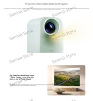 Proyector Inteligente Xiaomi Redmi Lite Full HD 1080P, 150 CVIA Lúmenes, 1+16 GB, Contraste 1000:1, Enfoque Automático, Mini Proyector para el Hogar