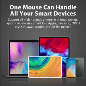 Souris optique sans fil silencieuse portable à double mode Bluetooth avec récepteur USB, fabriquée en Chine - Product Image 5