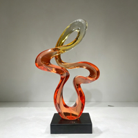 Statue en résine Daffy Duck plaquée électrolytiquement, faite à la main et peinte à la main, 45 cm, moderne, pour la décoration artistique de la maison, sculpture de dessin animé, salon, bureau