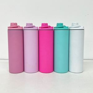 Gobelets de voyage portables vierges pour sublimation 20oz, avec couvercle à visser, pour café et sport, modèle droit 20oz - Product Image 1
