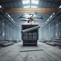 Moniteur Atoms Ninja TX 5 pouces avec enregistreur 8K RAW 1500 Nits WiFi E6 12G SDI Streaming NDI GFM pour configuration de drone en alliage d'aluminium