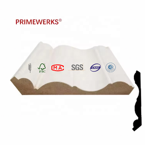 Moulures décoratives intérieures en <span class=keywords><strong>MDF</strong></span>/bois, apprêtées blanches S3S - Product Image 2