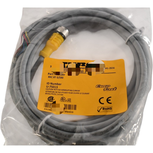 Nuovo Cavo di Accoppiamento Singolo RKC 8T-<span class=keywords><strong>3</strong></span>/S90 U-75013 / Lunghezza 9ft Originale Pronto per la Spedizione Automazione Industriale - Product Image 1