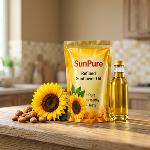 Huile d'olive raffinée SunPure, sachet refermable en BOPP laminé, qualité alimentaire, thermoscellable pour l'emballage des huiles comestibles - Product Image 5
