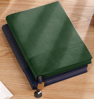 Carnet de Notes en Cuir Souple A5 de Haute Qualité, Reliure Cousue, pour École et Réunion, LOGO Personnalisé