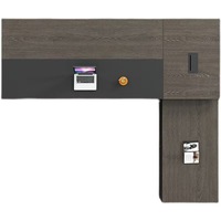Bureau de direction moderne, nouveau mobilier de bureau moderne, designs de tables de bureau de luxe, bureau de PDG, bureau de direction en forme de L