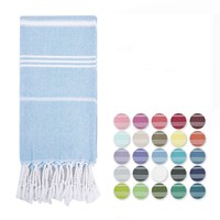 Serviette de plage d'été personnalisée en coton serviettes de plage turques serviettes de plage vente en gros