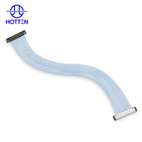 Câble coaxial micro LVDS personnalisé I-P-EX 20373 32 broches, pas de 0,4 mm, 40 AWG, pour caméra UAV