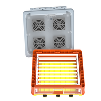 Mini fermes automatiques utilisées incubateur 192 oeufs incubateur 12 volts batterie oeuf éclosion Machine prix