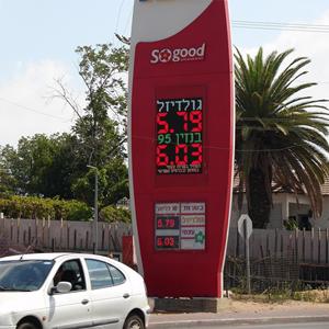 Nhà máy trực tiếp xăng hiển thị không thấm nước 7 đoạn giá dầu dấu hiệu của trạm LED kỹ thuật số giá gas borad - Product Image 4