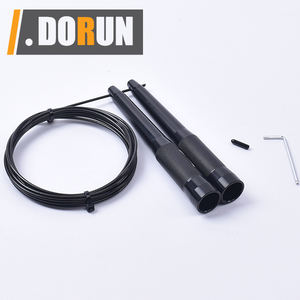 เชือกกระโดดอลูมิเนียม DorunFit <span class=keywords><strong>DR</strong></span>-JR136 ปรับความยาวได้ ปรับแต่งสีและโลโก้ได้ สำหรับออกกำลังกายที่บ้าน ฟิตเนสแบบคู่ ชกมวย - Product Image 6