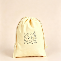 Sac à cordon en toile épaisse de fabrication chinoise, design simple et amusant, écologique, avec logo personnalisé imprimé, pochette cadeau pour usage quotidien