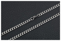 Vnox — collier en chaîne Double sol en acier inoxydable pour hommes et femmes, boucle simple