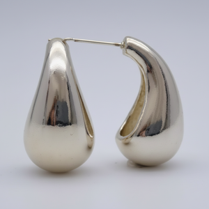 Splendidi orecchini geometrici con perla alla moda placcati in oro orecchini a Clip in rame e ottone, un elegante Splash alla moda - Product Image 1