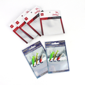 Custom Printed Logo Zipper Bag Plain Fish Lure Ziplock Bags Foil Fishing Lure Water Proof Fish Bait <b>Plastic</b> <b>Packaging</b> Pouch - Product Image 3