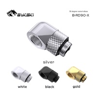 Bykski B-RD90-X Coude rotatif à 90 degrés de qualité supérieure pour tubes rigides de refroidissement liquide, type divisé, DIY Chine