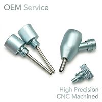 Pièces médicales usinées CNC de précision en aluminium, acier inoxydable, tube fileté, buse, usinage de métaux sur mesure OEM, tournage CNC